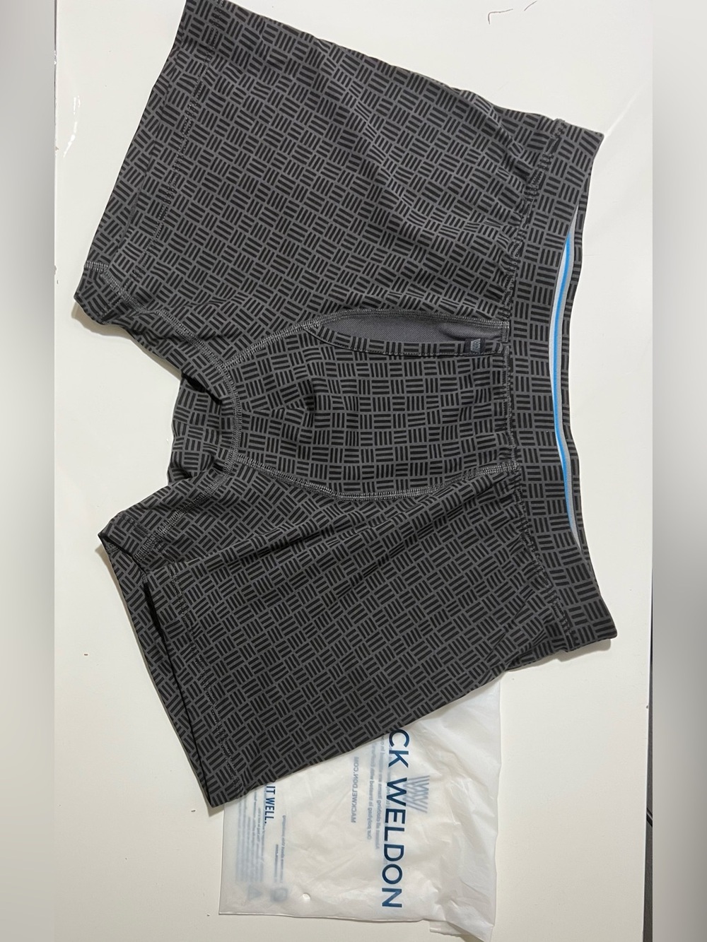 Mack Weldon Silver Boxer Brief True Black Pavement - M